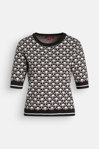 GUESS Strickshirt gemustert