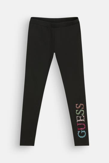 GUESS Leggings schwarz