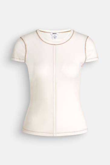 DKNY T-Shirt ecru