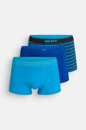 DKNY 3er-Pack Boxer Trunks 'Oraibi' blau