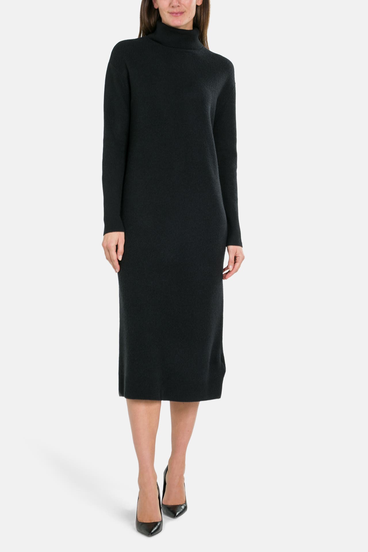 TOMMY HILFIGER Wollmix-Kleid schwarz, Bild 1