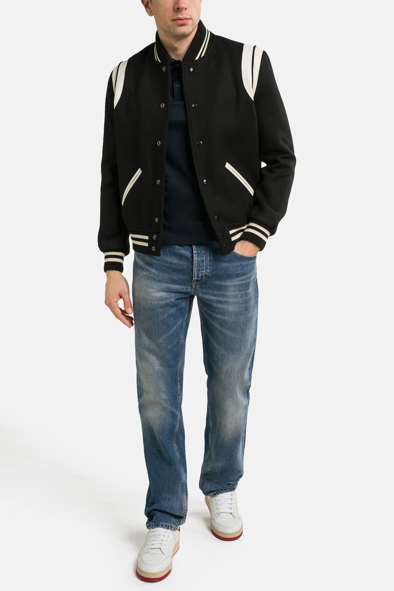 SAINT LAURENT Blouson schwarz, Bild 1