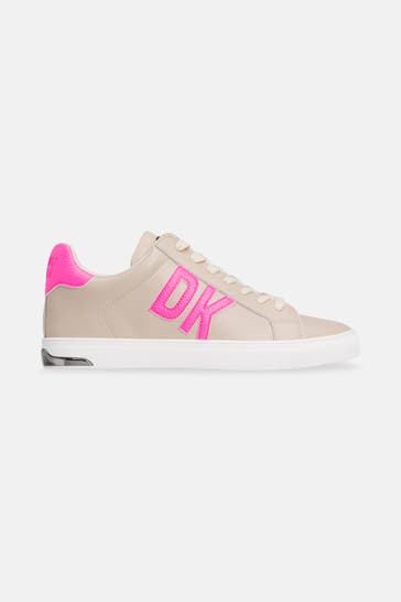 DKNY Leder-Sneaker 'Abeni' taupe
