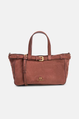 LA MARTINA Handtasche 'Bandera' dunkelbraun