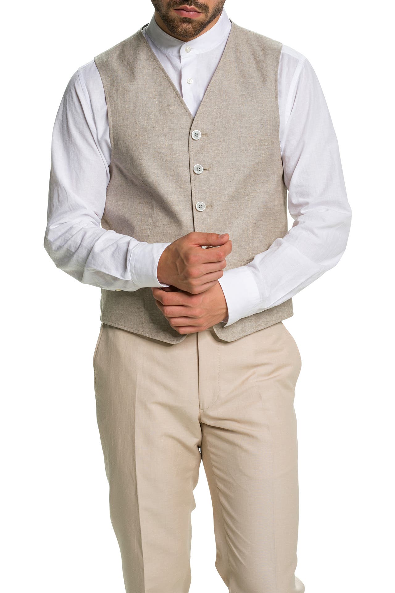 STRELLSON Weste 'Gawin' beige, Bild 1