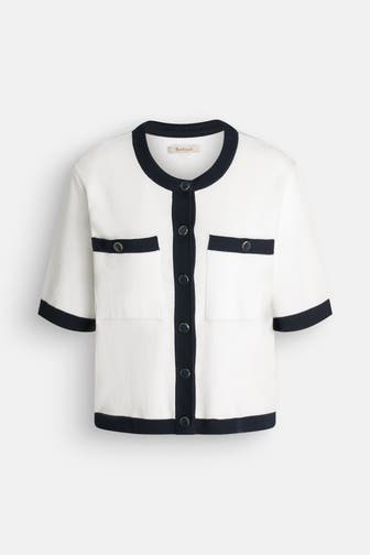 BARBOUR Strickjacke zweifarbig