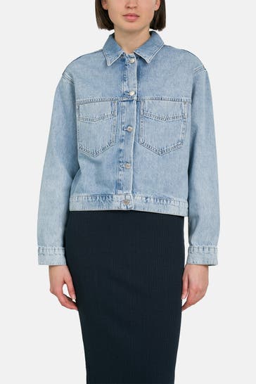 MARC O'POLO DENIM Jeansjacke hellblau