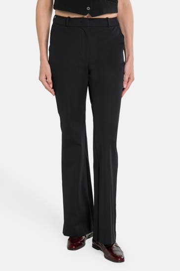 MARC O'POLO Stoffhose schwarzblau