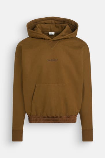 SAINT LAURENT Hoodie cognac