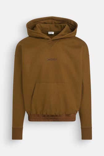 SAINT LAURENT Hoodie cognac