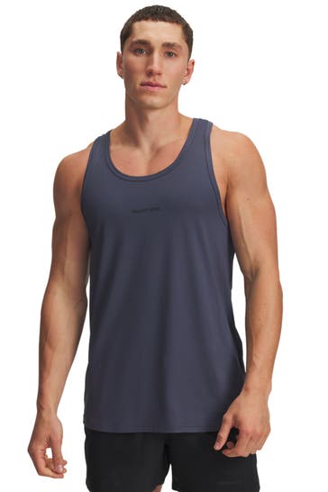 UNDER ARMOUR Tank Top 'Project Rock' graublau