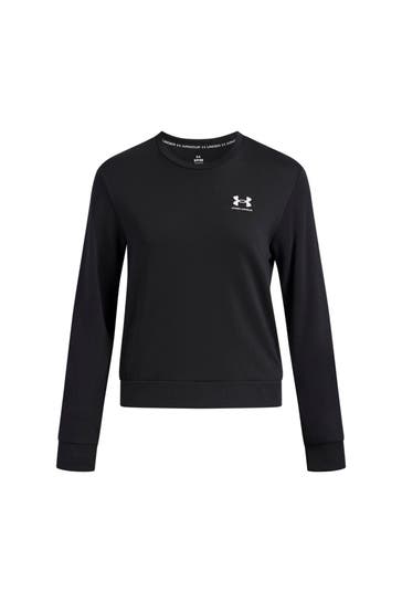 UNDER ARMOUR Sweatshirt 'Rival Terry' schwarz