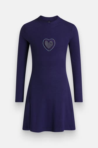 DESIGUAL Jerseykleid navy