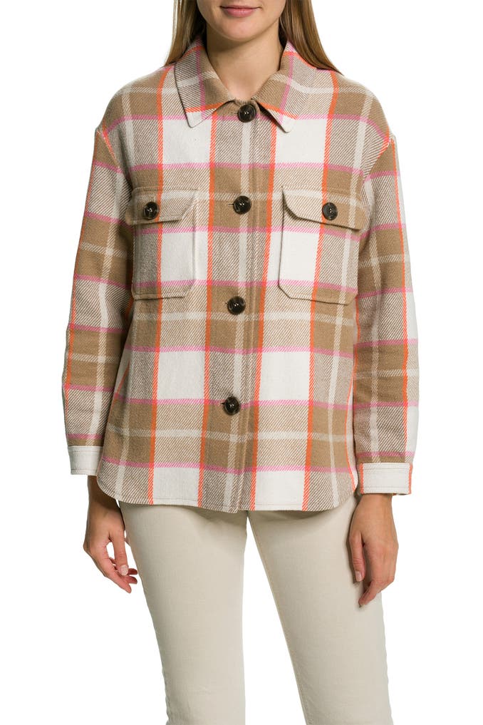 Overshirt Damen Kariert
