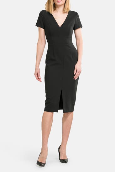 HUGO - Etui-Kleid 'Kalamara ' schwarz