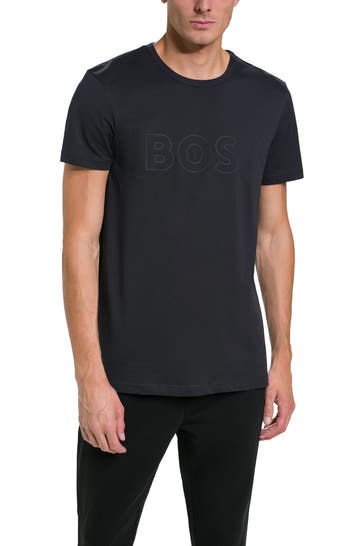 BOSS GREEN T-Shirt 'Teebo' schwarz