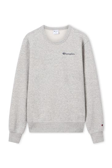 CHAMPION Sweatshirt hellgrau meliert