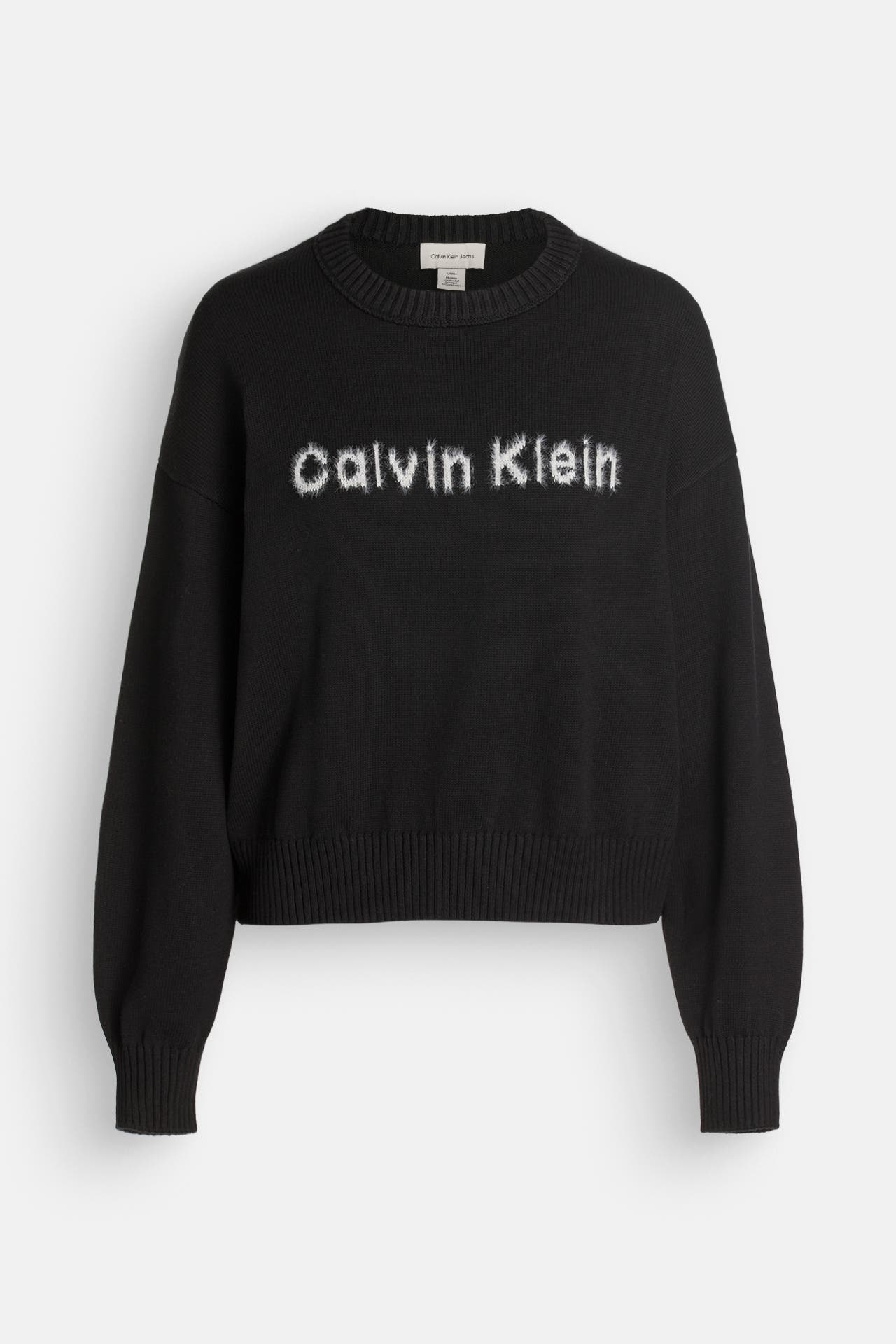 CALVIN KLEIN Strickpullover schwarz, Bild 1