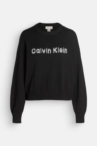 CALVIN KLEIN Strickpullover schwarz
