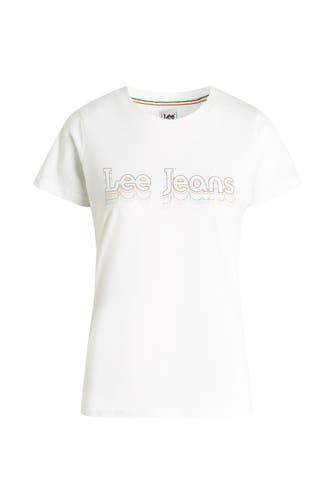 LEE T-Shirt weiß