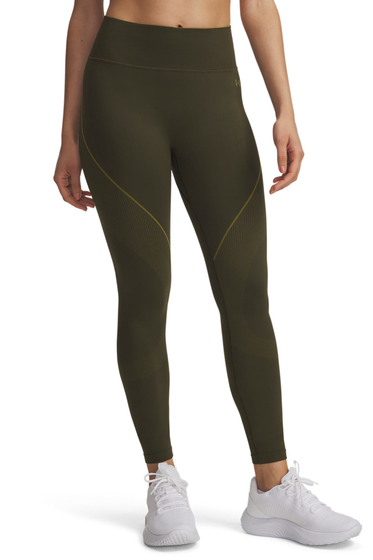 UNDER ARMOUR Tights 'Vanish' khaki, Bild 1