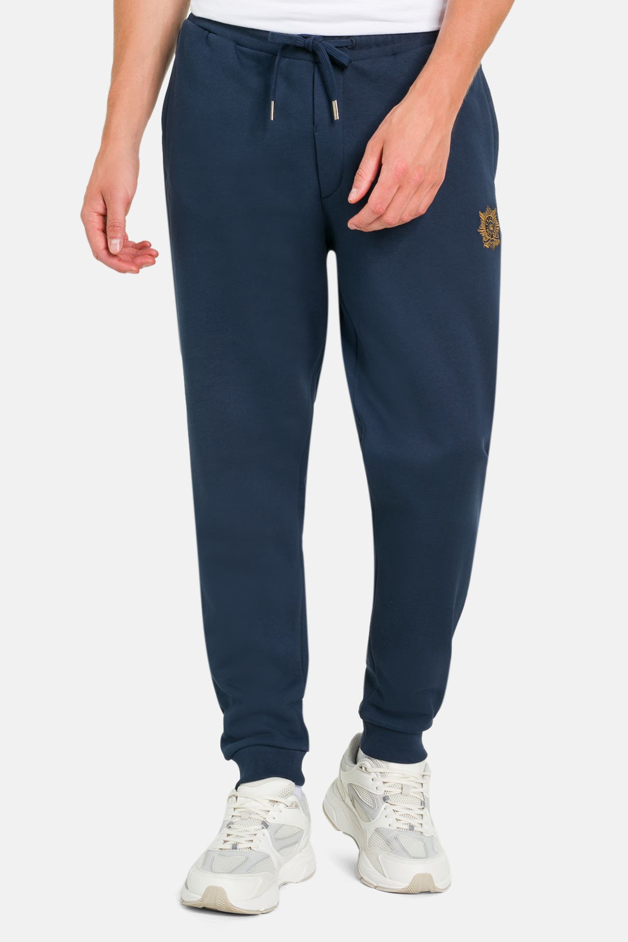 La Martina Blu Cotton Men Sweatpant
