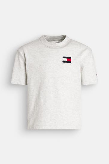 TOMMY HILFIGER T-Shirt hellgrau