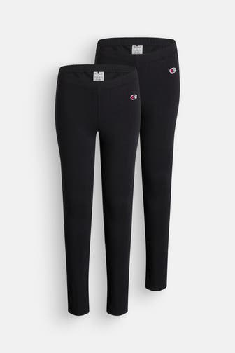 CHAMPION 2er-Pack Leggings schwarz