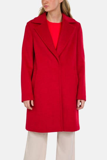 S.OLIVER BLACK LABEL Wollmix-Mantel rot