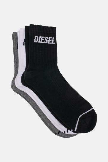 DIESEL 3er-Pack Socken 'Tennis-Crew' mehrfarbig