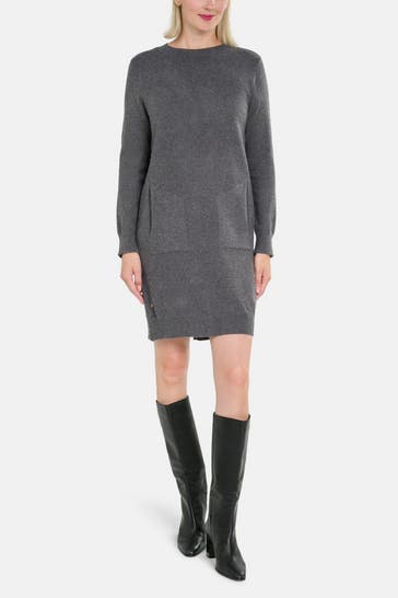 FRIEDA & FREDDIES NY Strickkleid anthrazit