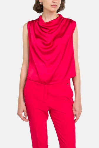 HUGO Blusentop 'Casmini' rot