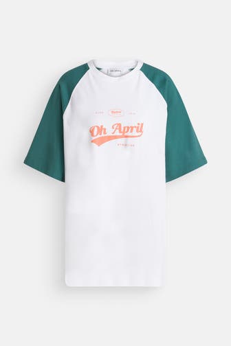 OH APRIL T-Shirt zweifarbig