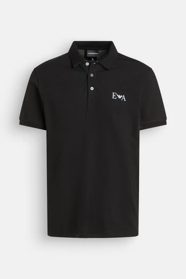 EMPORIO ARMANI Polo-Shirt schwarz