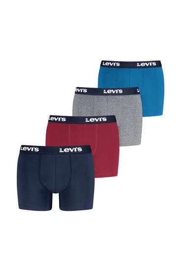 LEVI'S® 4er-Pack Boxer Trunks mehrfarbig