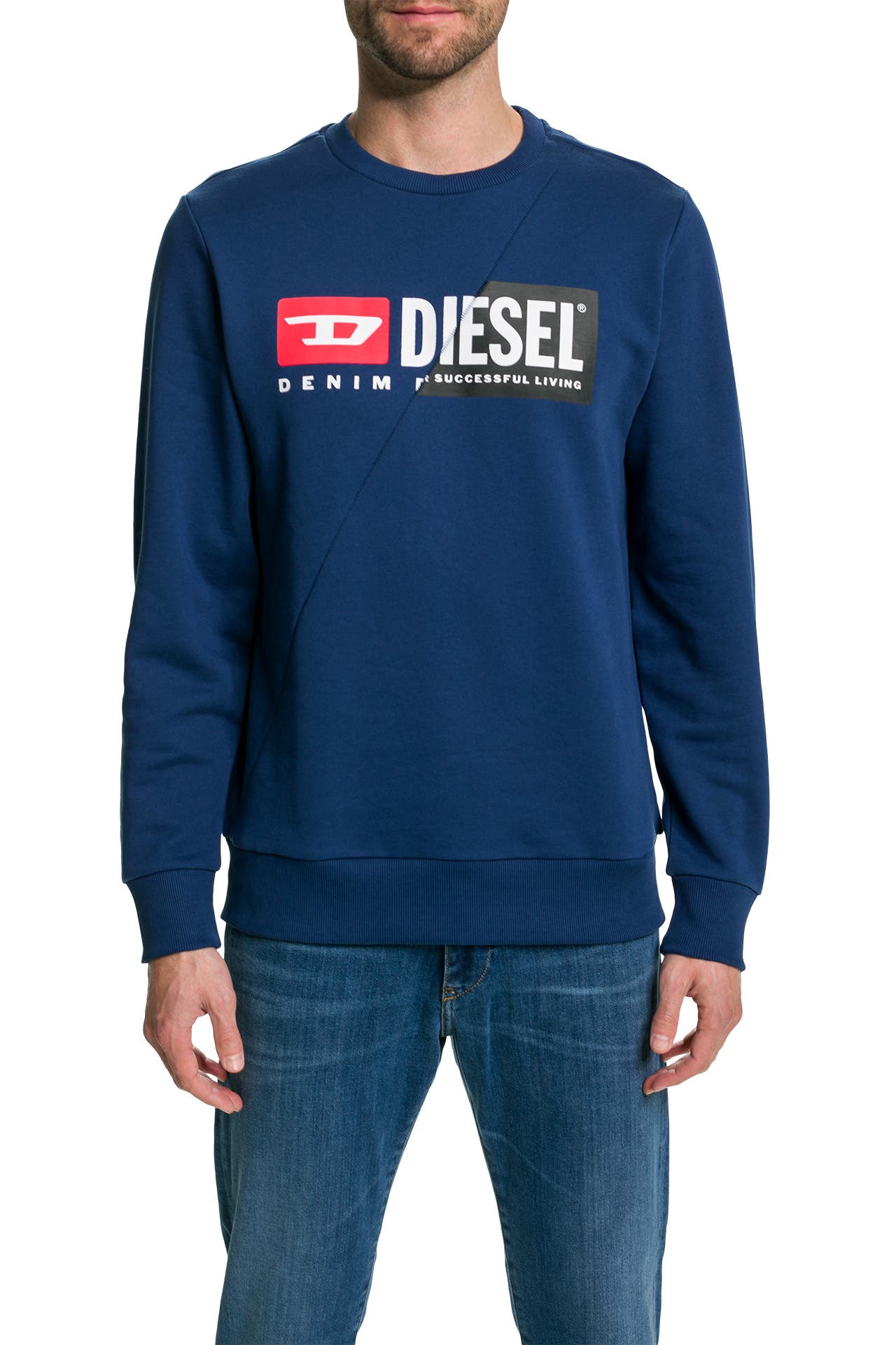 DIESEL Sweatshirt königsblau, Bild 1
