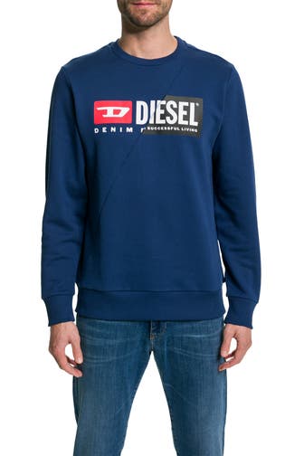 DIESEL Sweatshirt königsblau