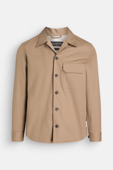MARC O'POLO Overshirt braun