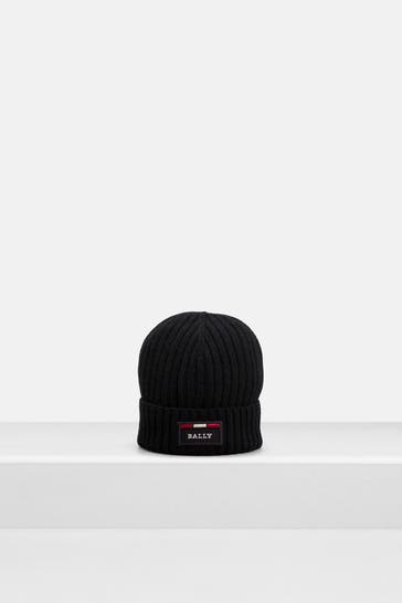 BALLY Beanie schwarz