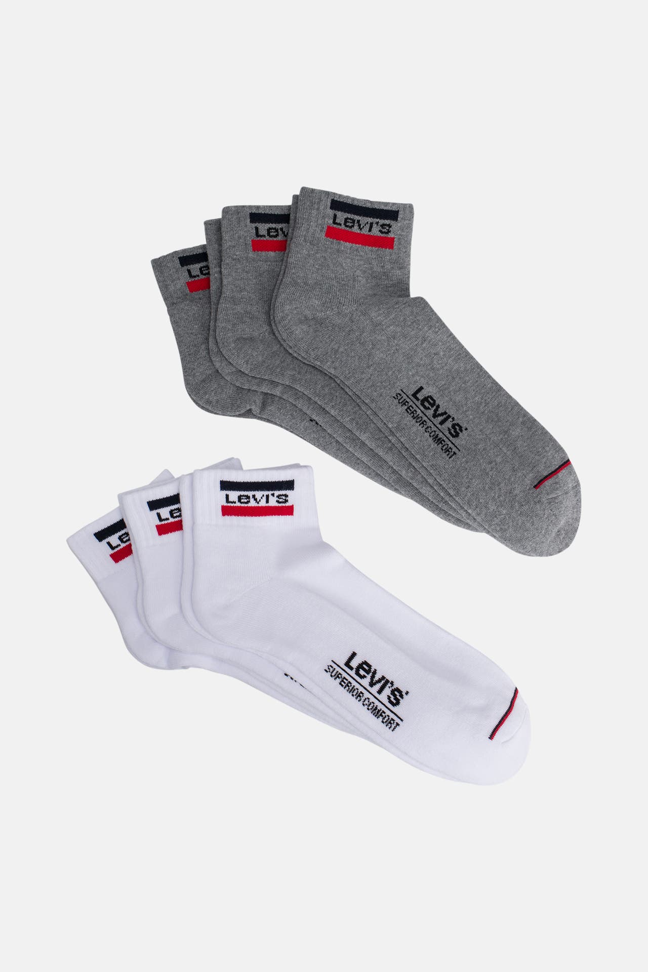 LEVI'S® 6er-Pack Socken zweifarbig, Bild 1