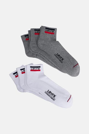LEVI'S® 6er-Pack Socken zweifarbig