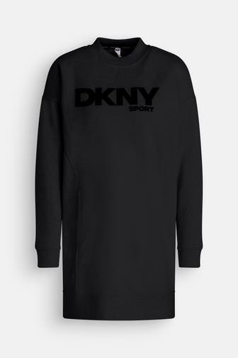 DKNY Sweat-Kleid schwarz