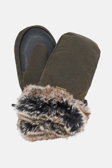 BARBOUR Fäustlinge khaki