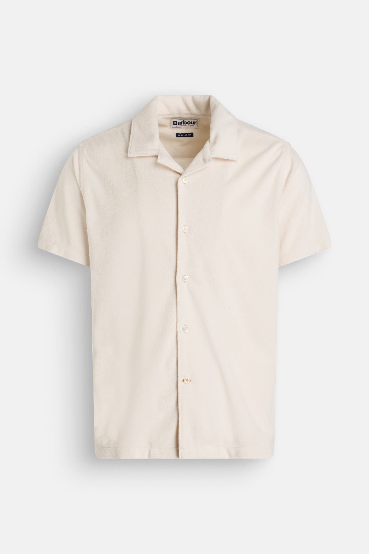 BARBOUR Kurzarmhemd beige Regular Fit, Bild 1