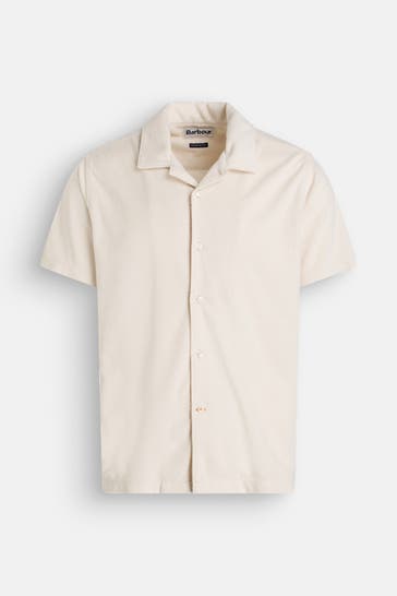 BARBOUR Kurzarmhemd beige Regular Fit