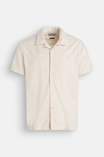 BARBOUR Kurzarmhemd beige Regular Fit