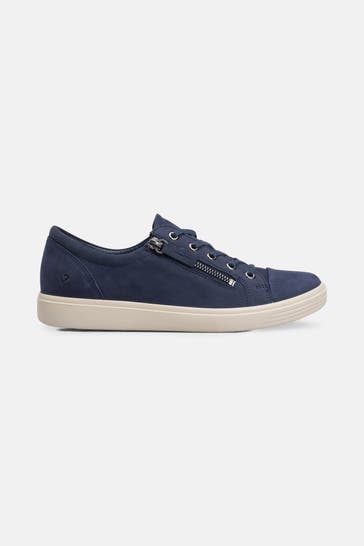 ECCO Leder-Sneaker marine