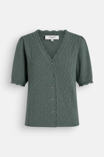 ROSEMUNDE Wollmix-Strickshirt 'Laica' smaragdgrün