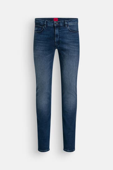 HUGO Jeans dunkelblau Slim