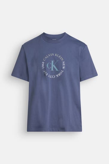CALVIN KLEIN T-Shirt graublau
